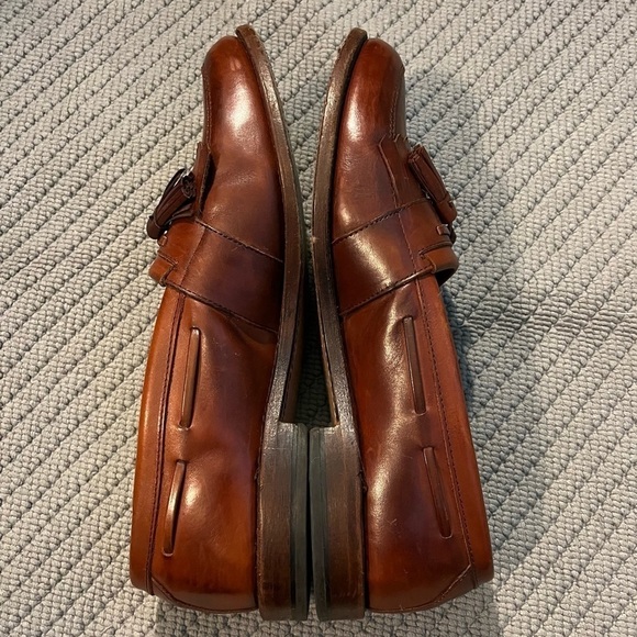 Allen Edmonds Alexandria Tassled Fringe Loafers Leather Kiltie Designer Mens 11 - Picture 9 of 10